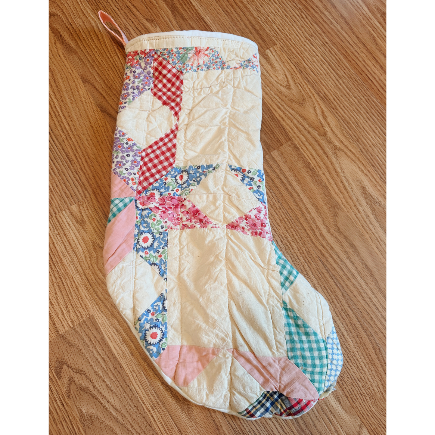 Vintage Quilt Stocking 103