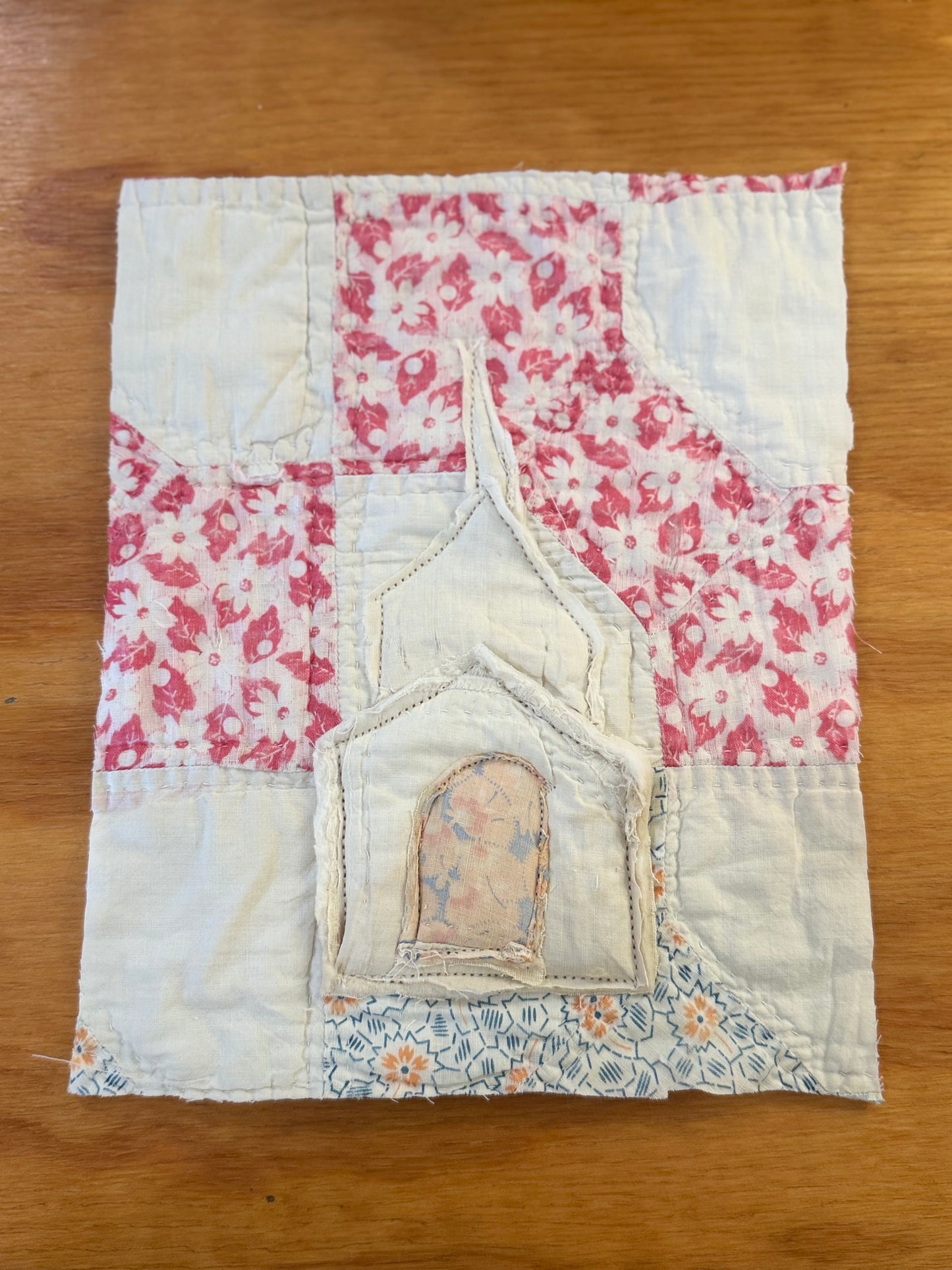 8x10 Unframed Vintage Quilt
