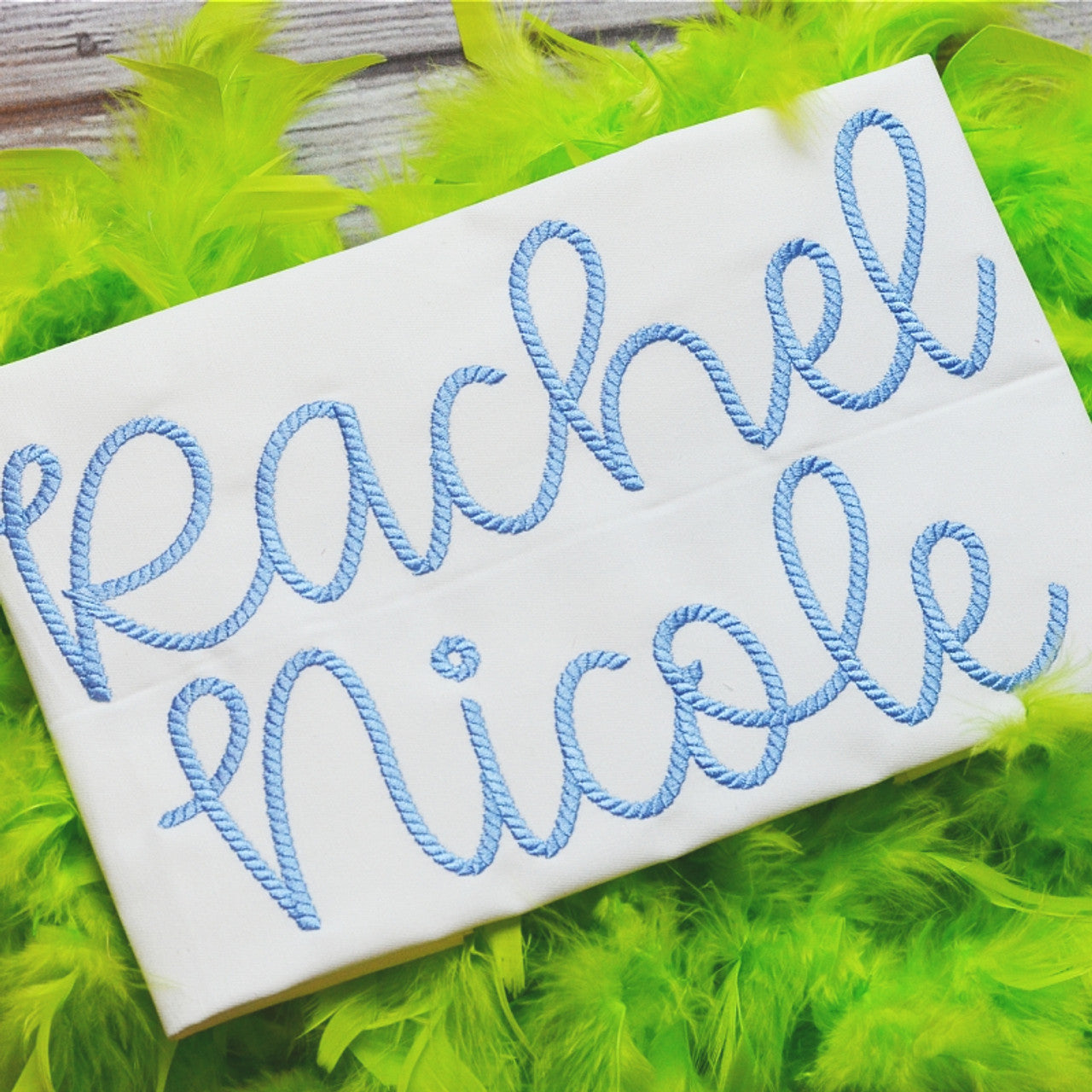 Name Embroidered Tee or Sweatshirt-Aria Rope