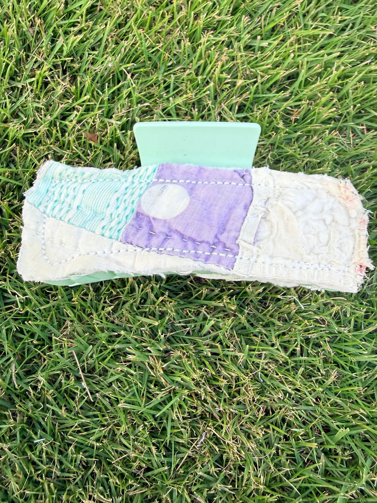 Vintage Quilt Claw Clip 4.3in 23