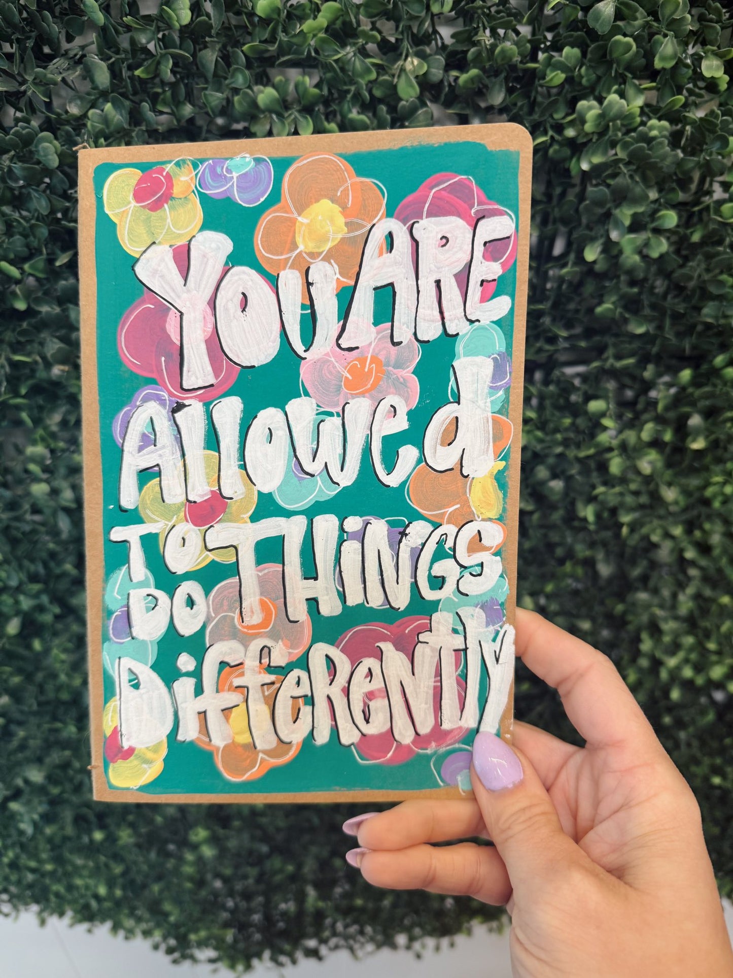 Handpainted Journal- 5123