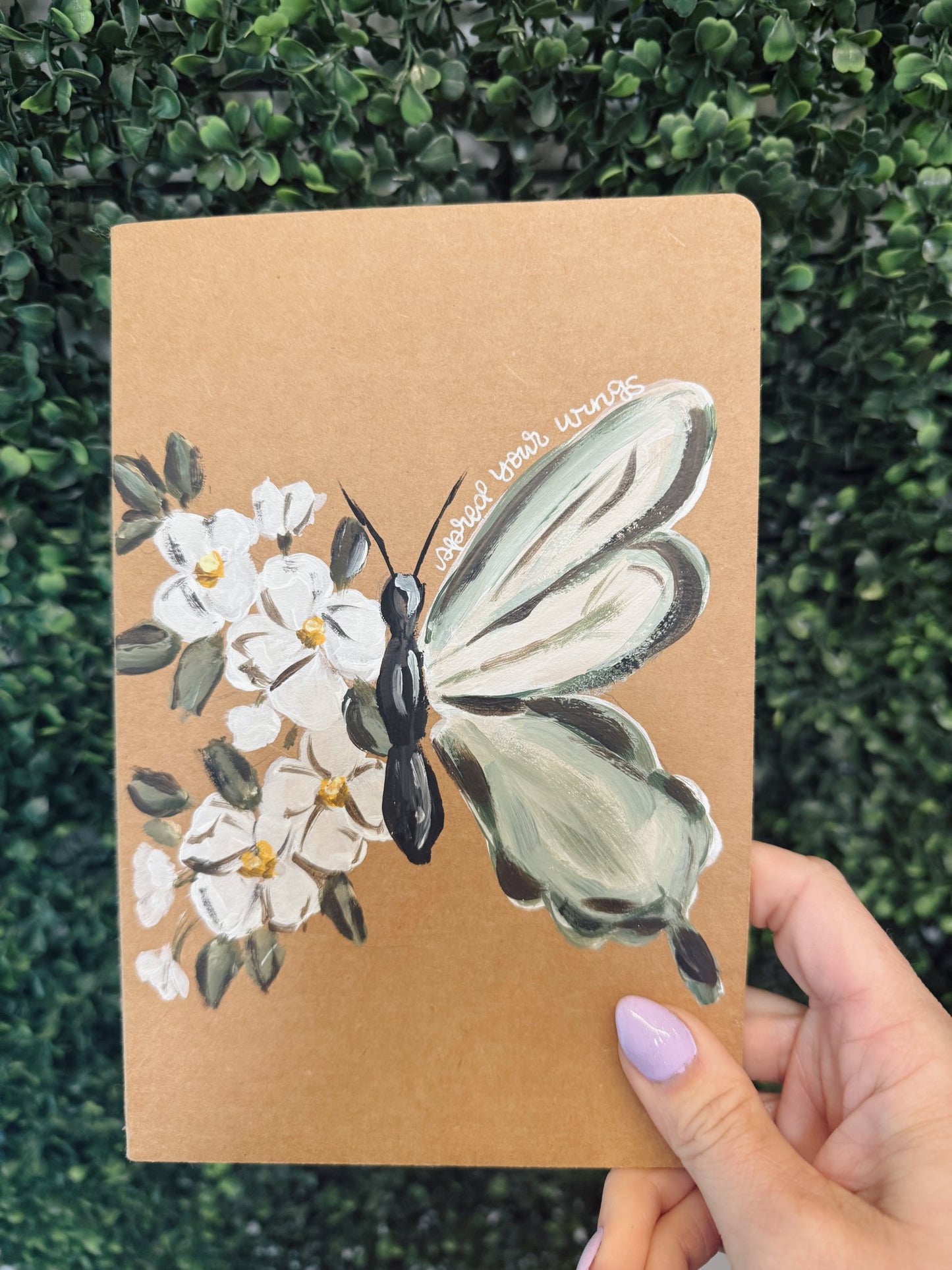 Handpainted Journal- 5124