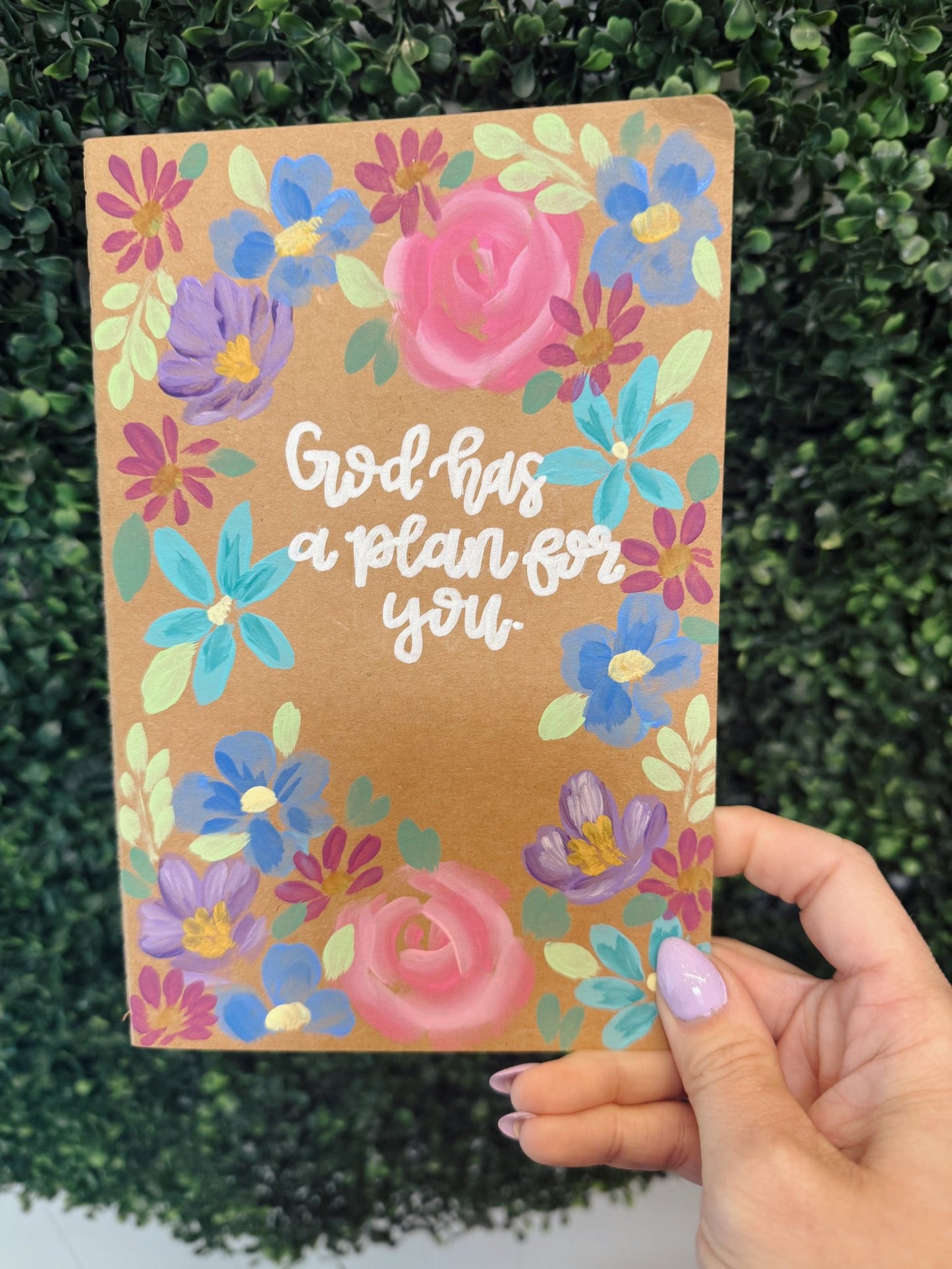 Handpainted Journal- 5194