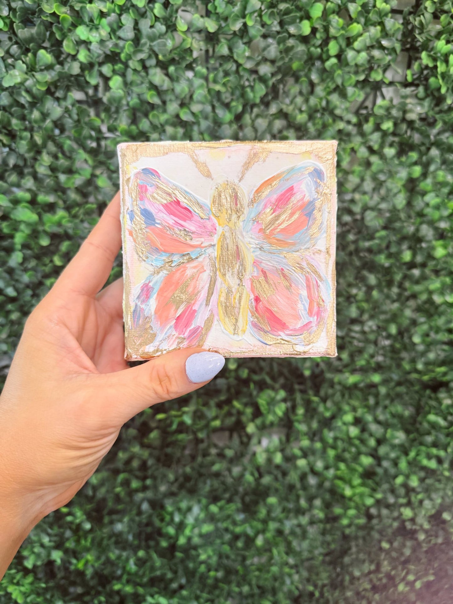 Butterfly Art Canvas- 4x4