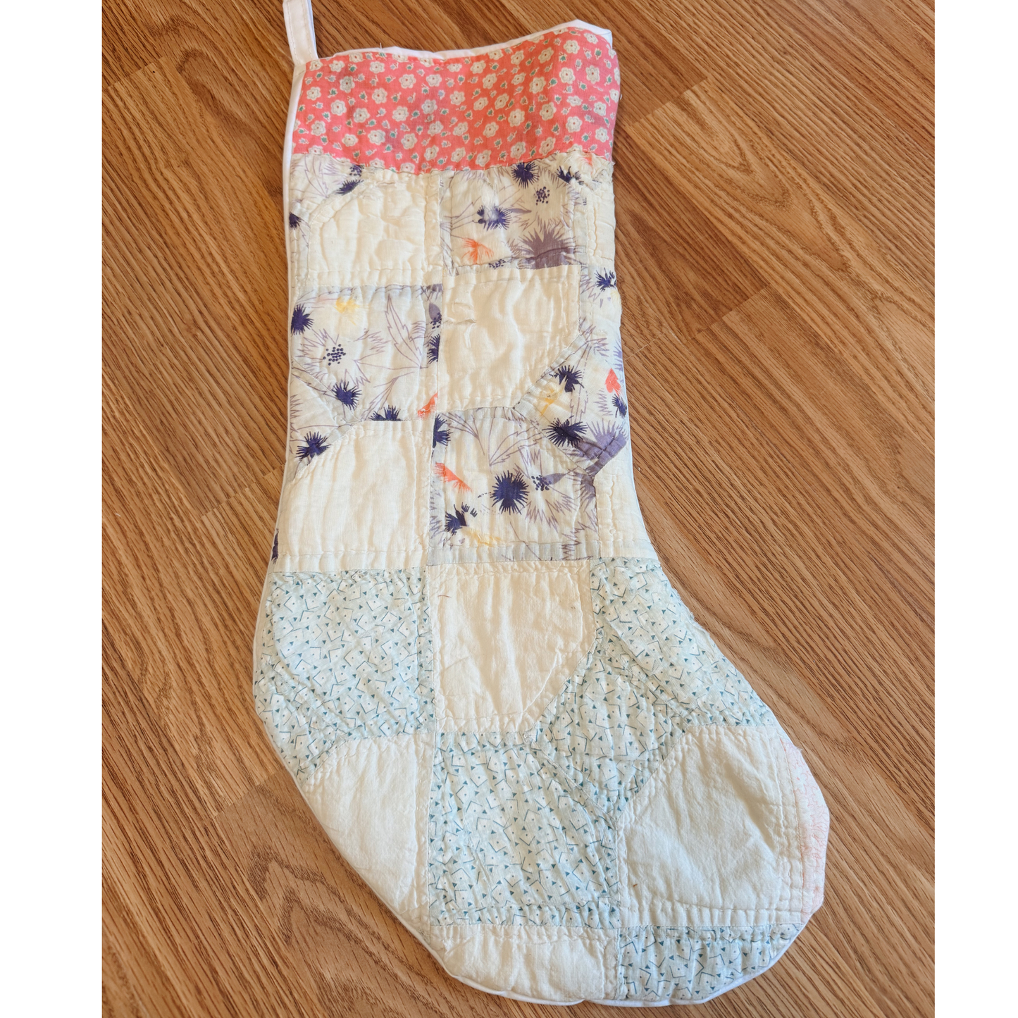 Vintage Quilt Stocking 93