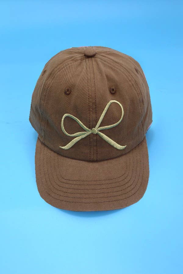 BOW RIBBON BASEBALL HAT CAP | 40HW720