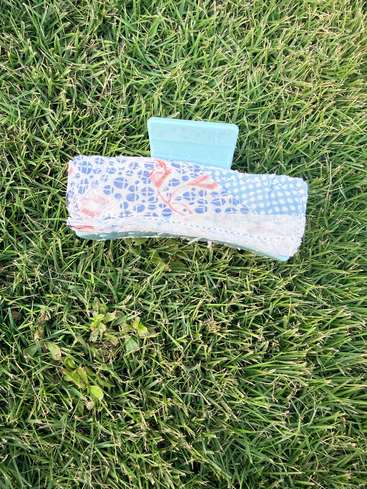 Vintage Quilt Claw Clip 3.5in 58