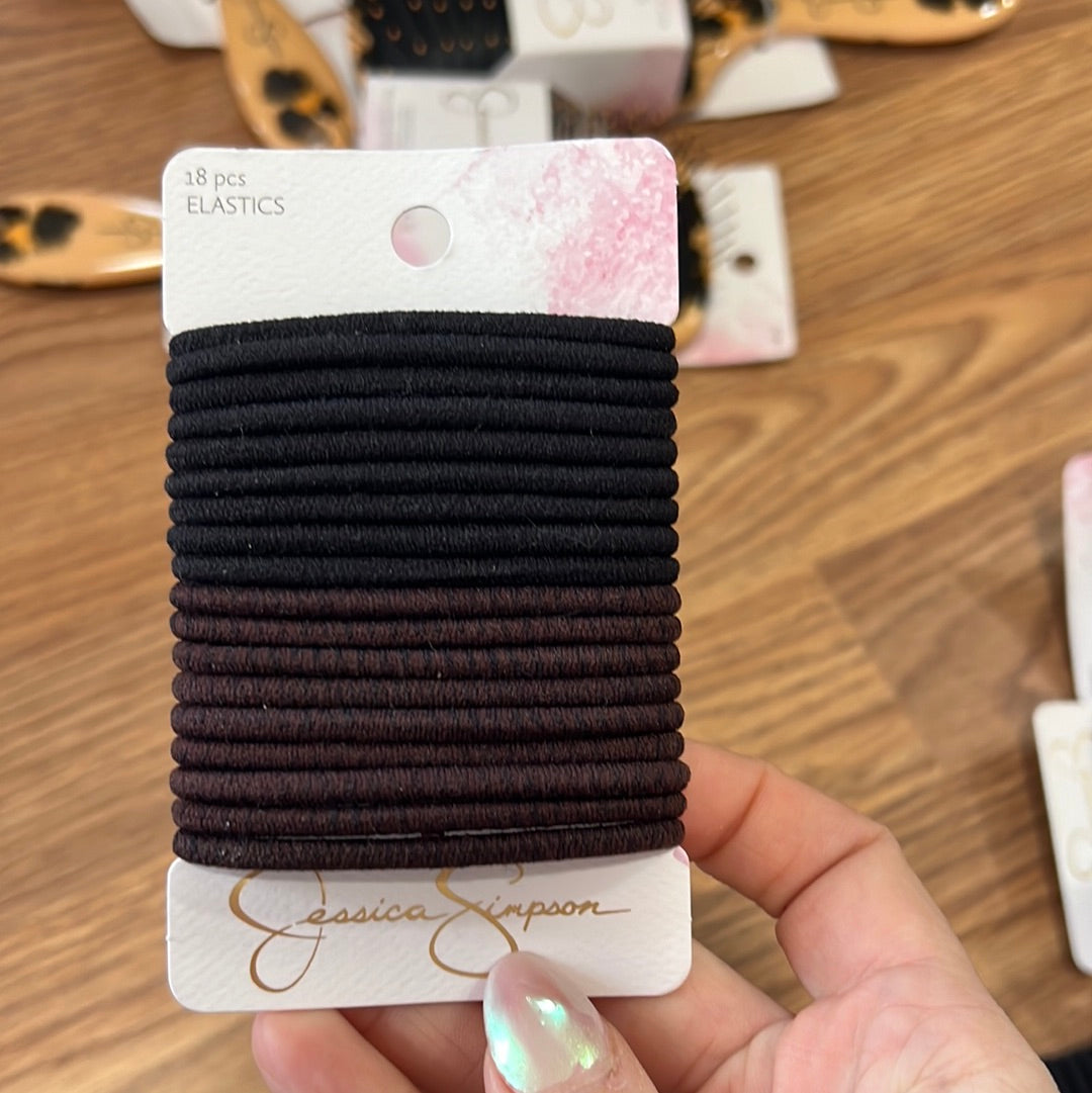 Black and Brown Hairties