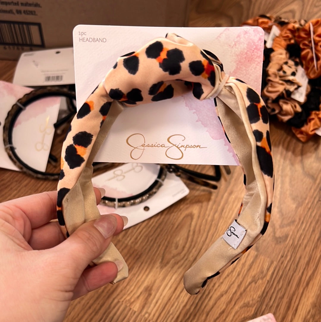 Knotted cheetah Headband