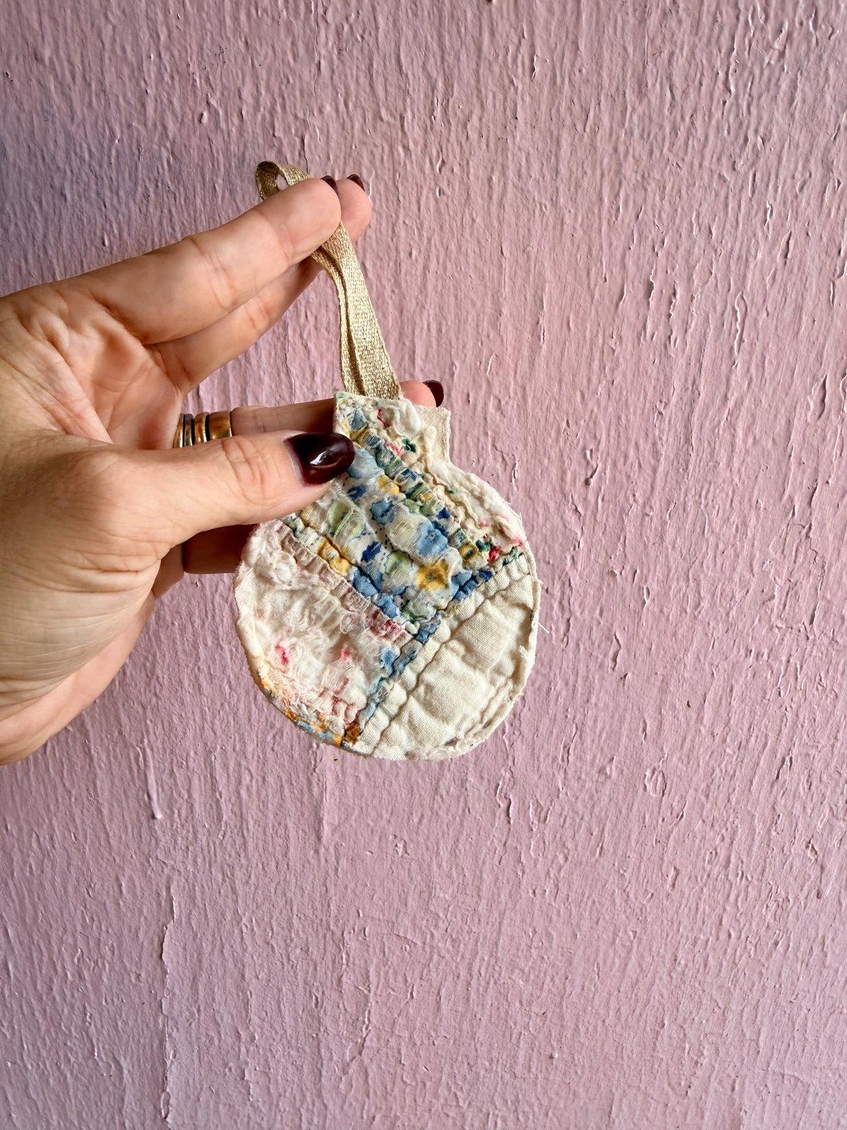 Vintage Quilt Ornament