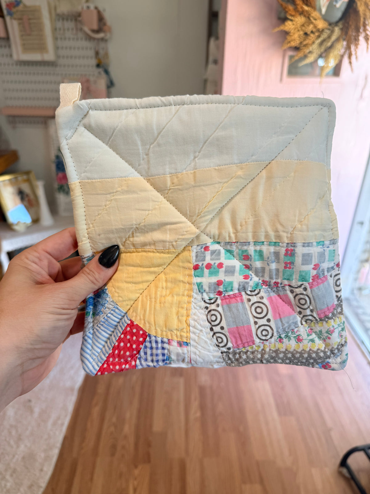 Vintage Quilt Hot Pad/Pot Holder