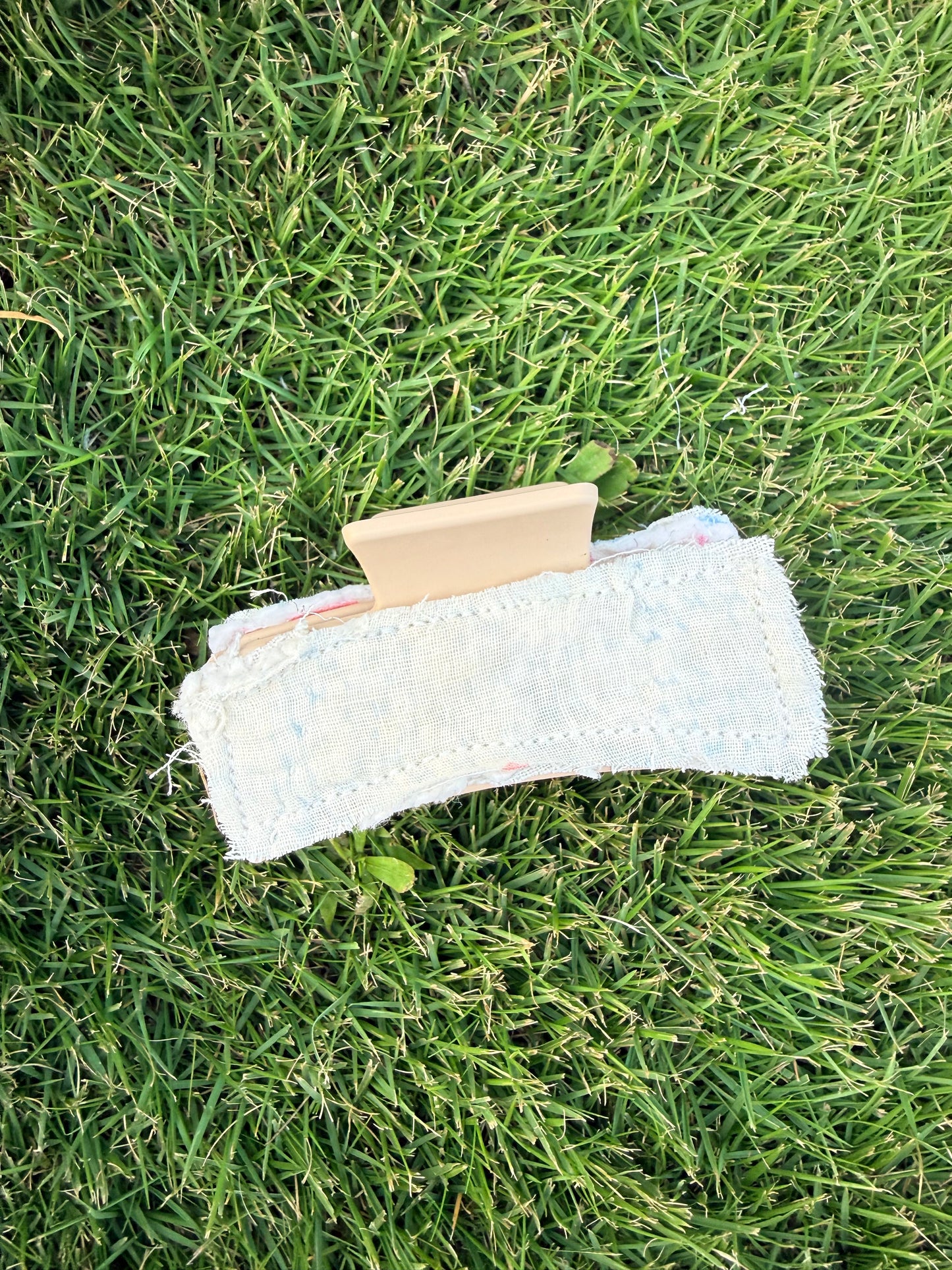 Vintage Quilt Claw Clip 3.5in 38
