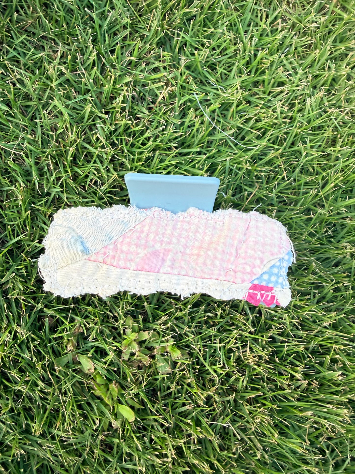 Vintage Quilt Claw Clip 3.5in 44