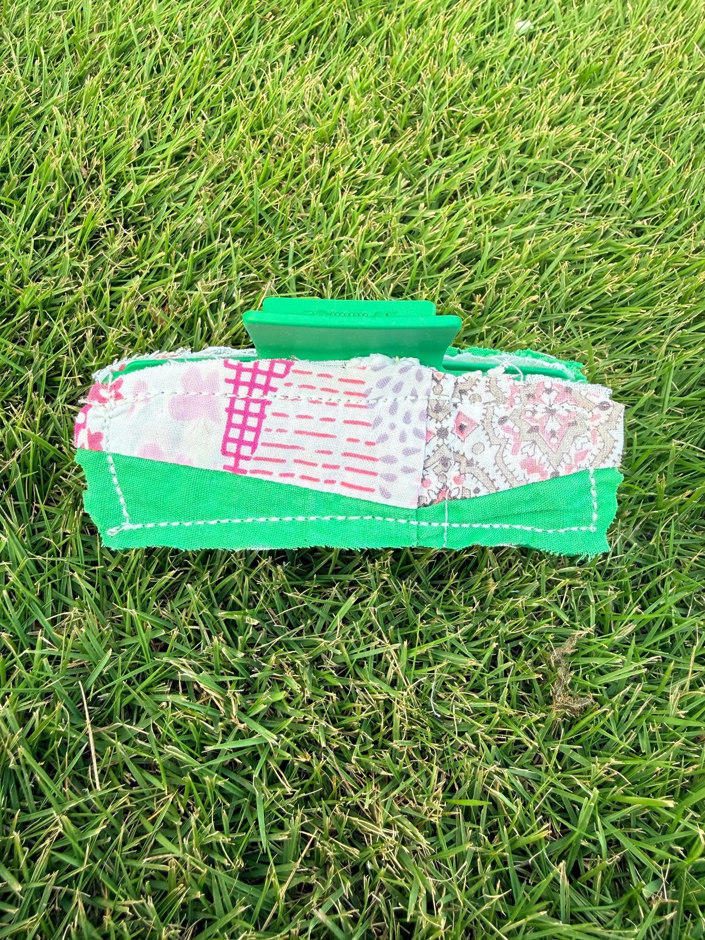 Vintage Quilt Claw Clip 4.3in 5
