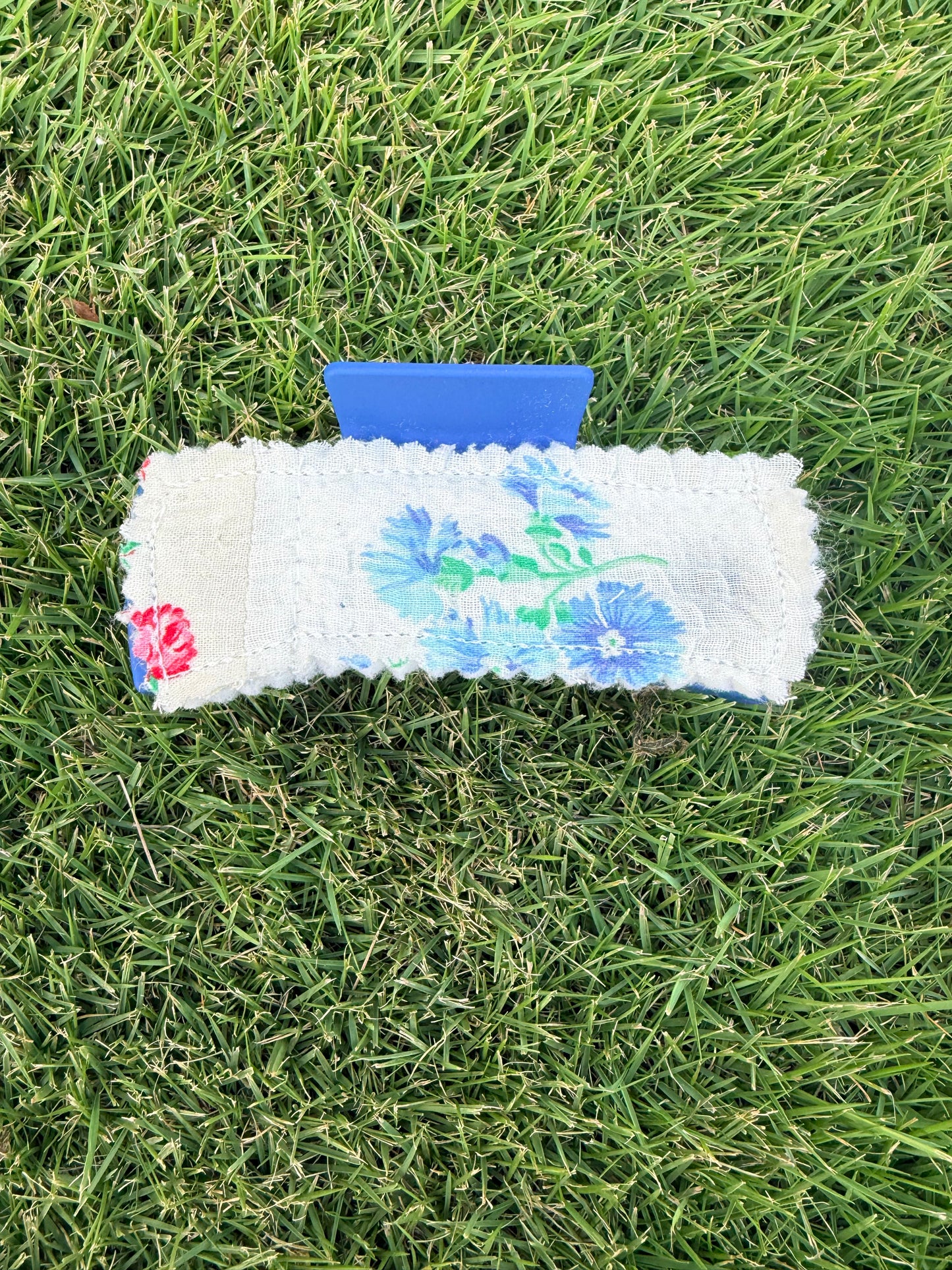 Vintage Quilt Claw Clip 4.3in 7