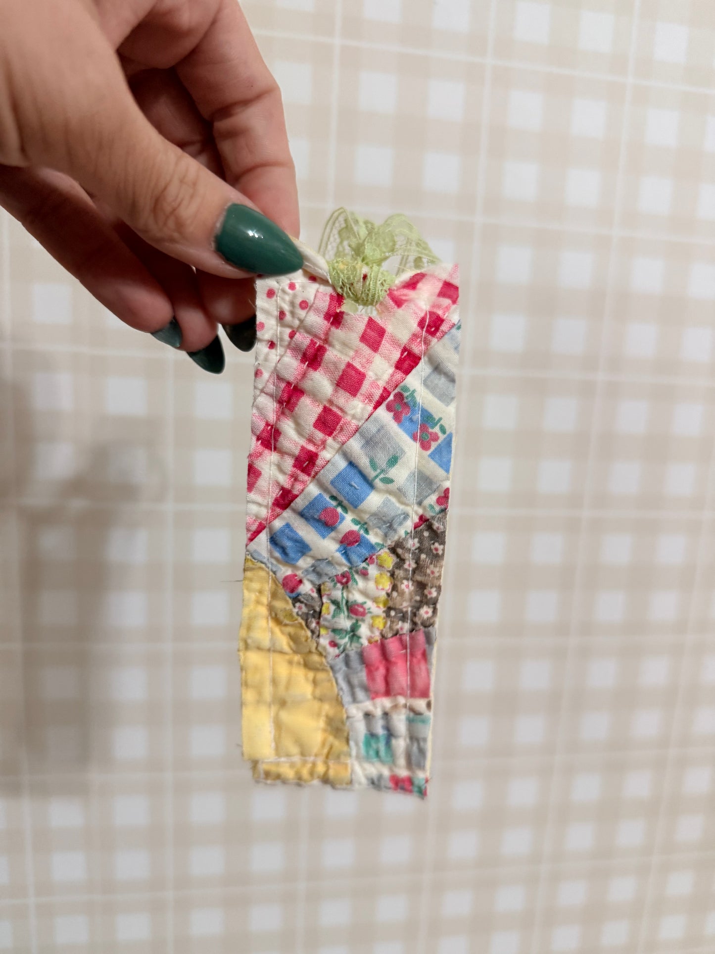 Vintage Quilt Bookmark