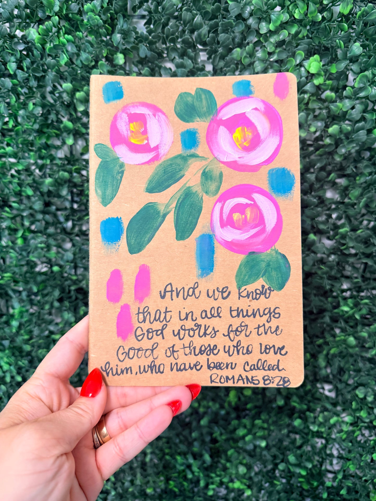Handpainted Journal-43