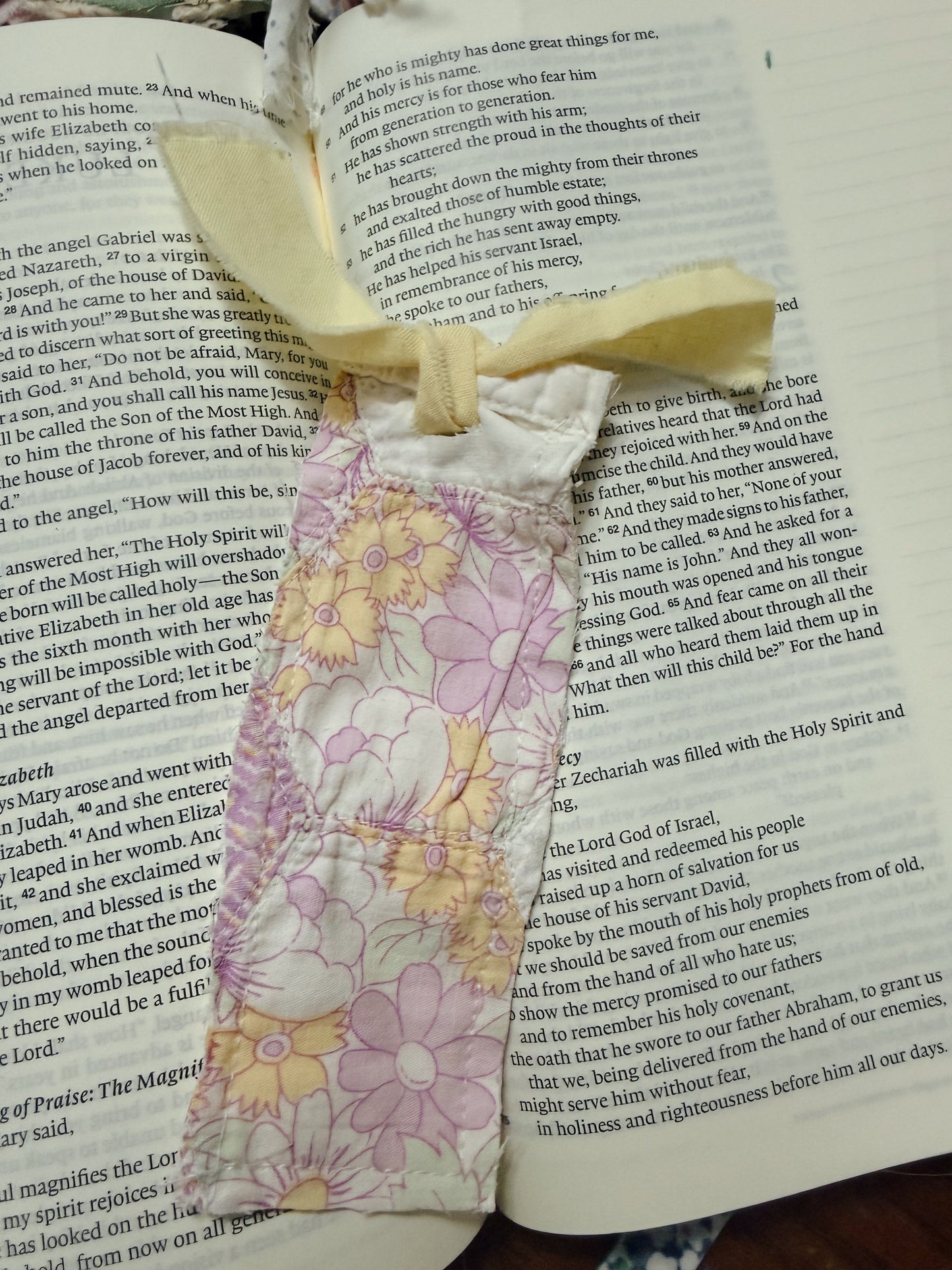 Vintage Quilt Bookmark 55