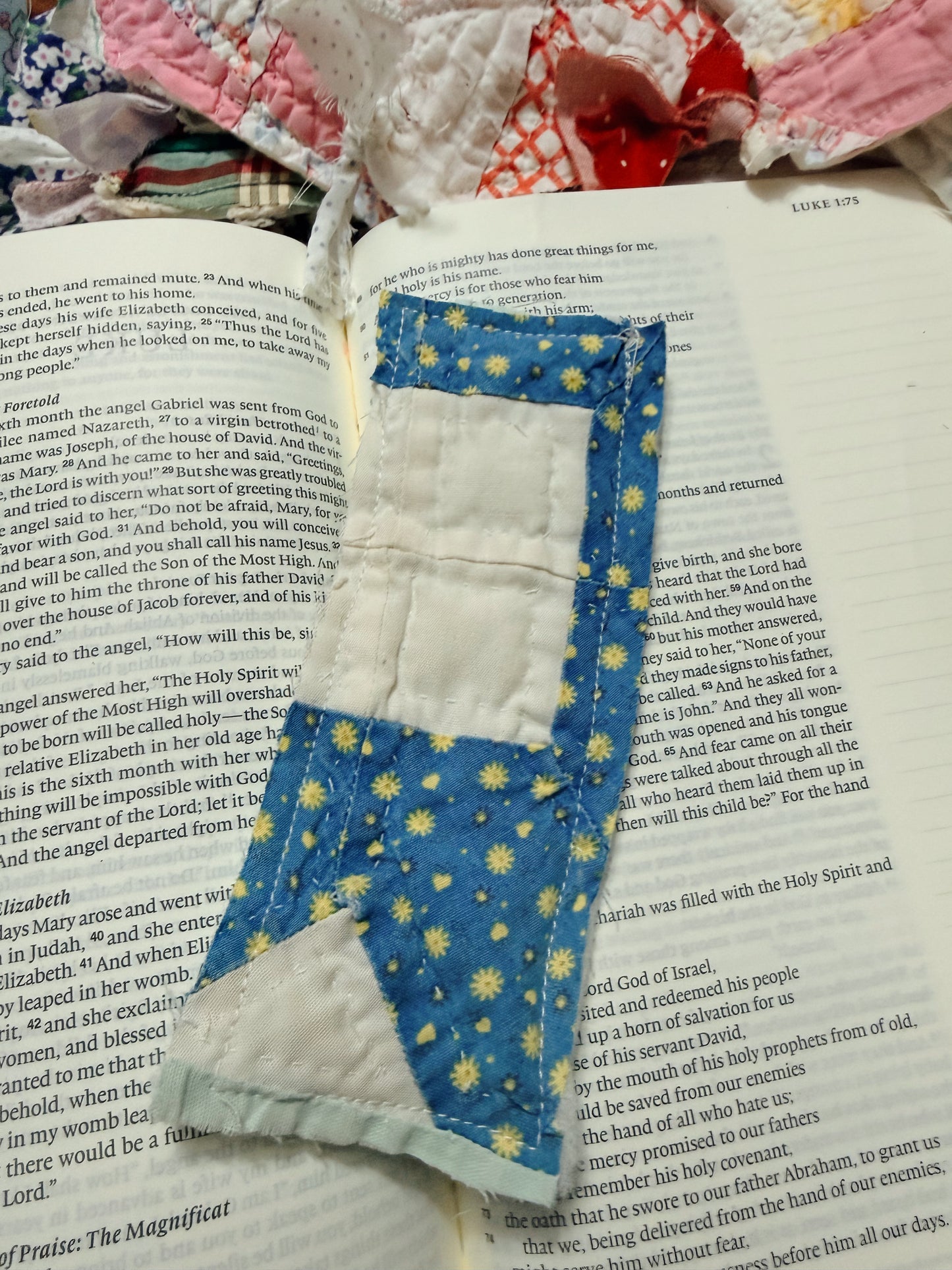 Vintage Quilt Bookmark58