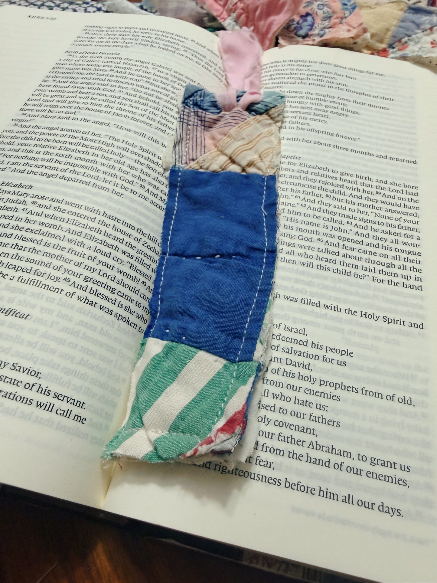 Vintage Quilt Bookmark67