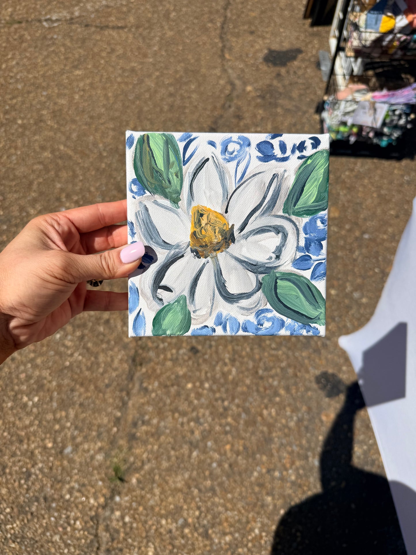 6x6 Magnolia art block