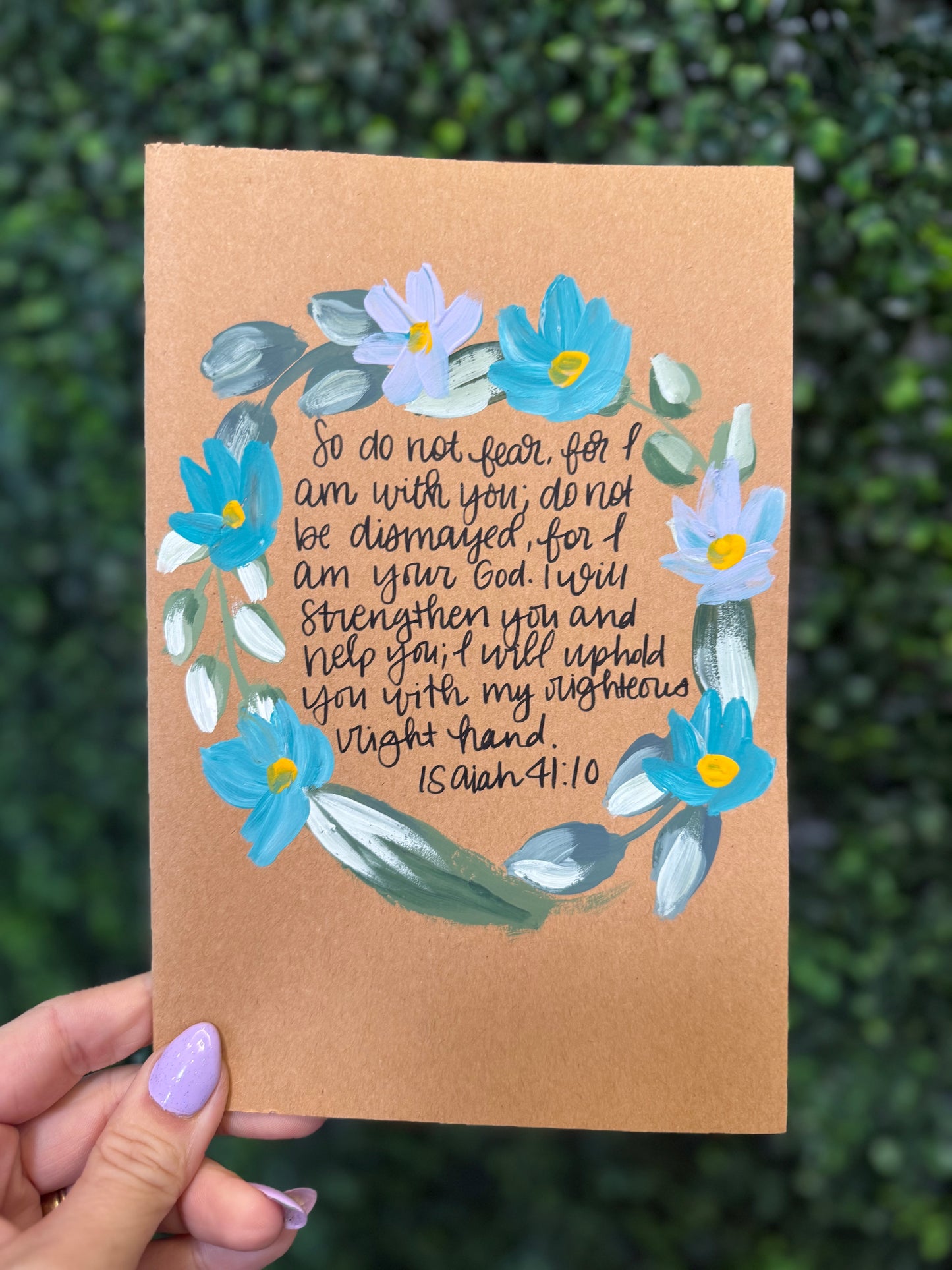 Handpainted Journal- 5134