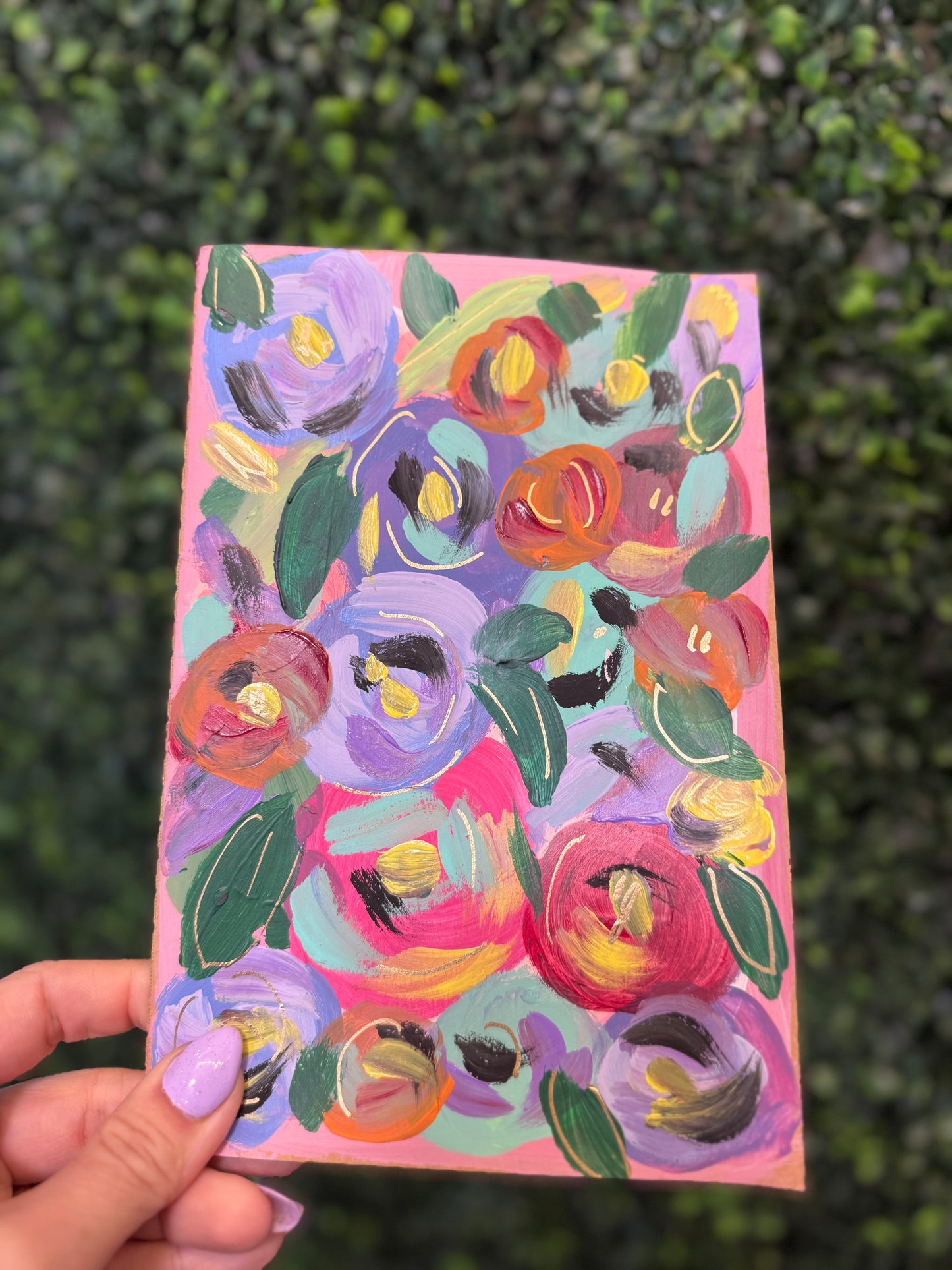 Handpainted Journal- 5178
