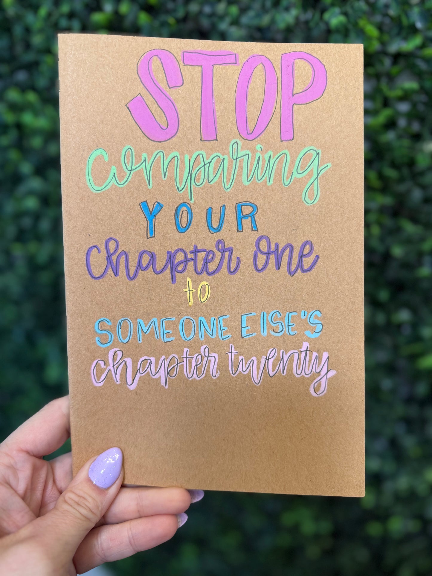 Handpainted Journal- 5175