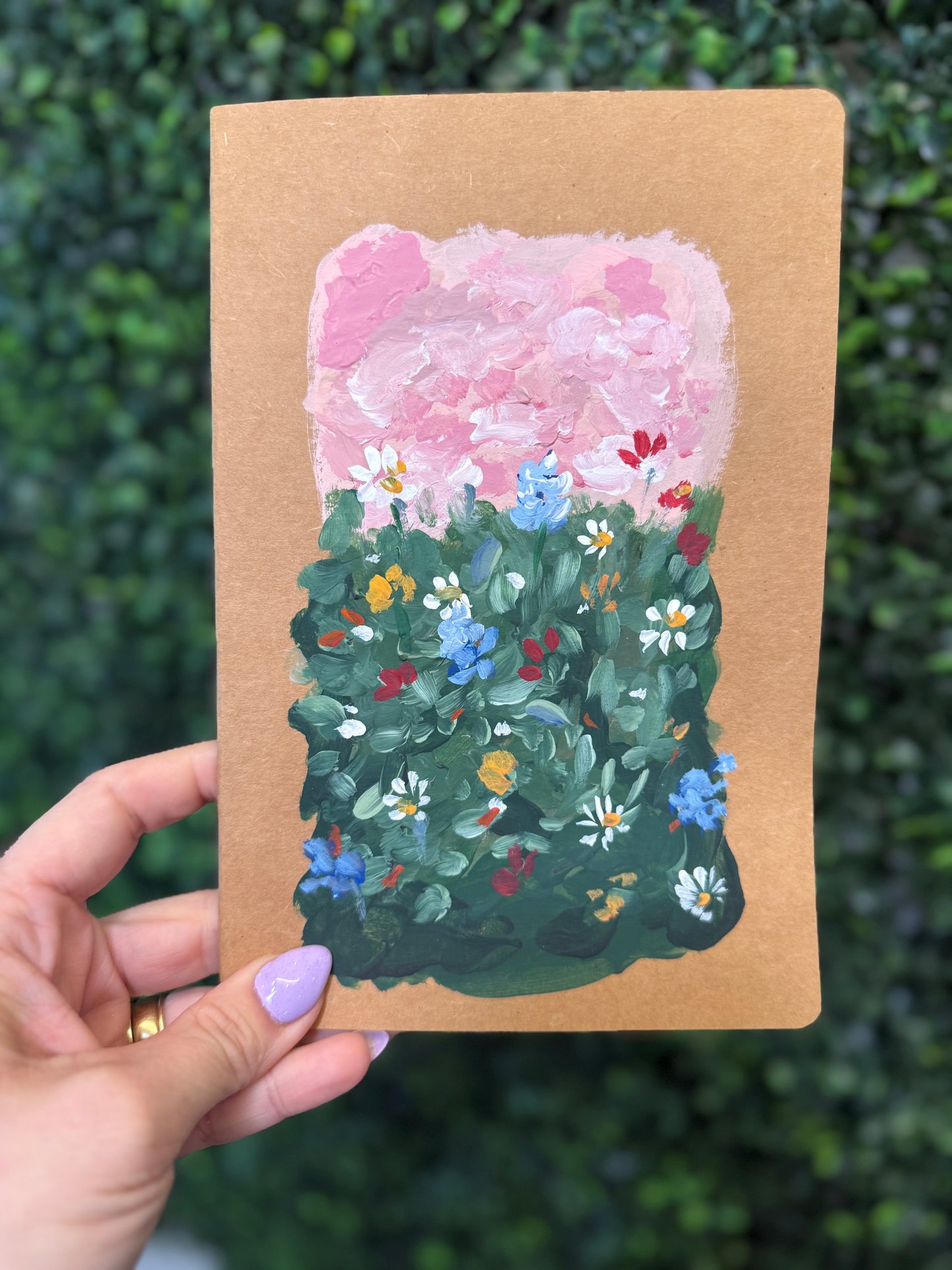 Handpainted Journal- 5180