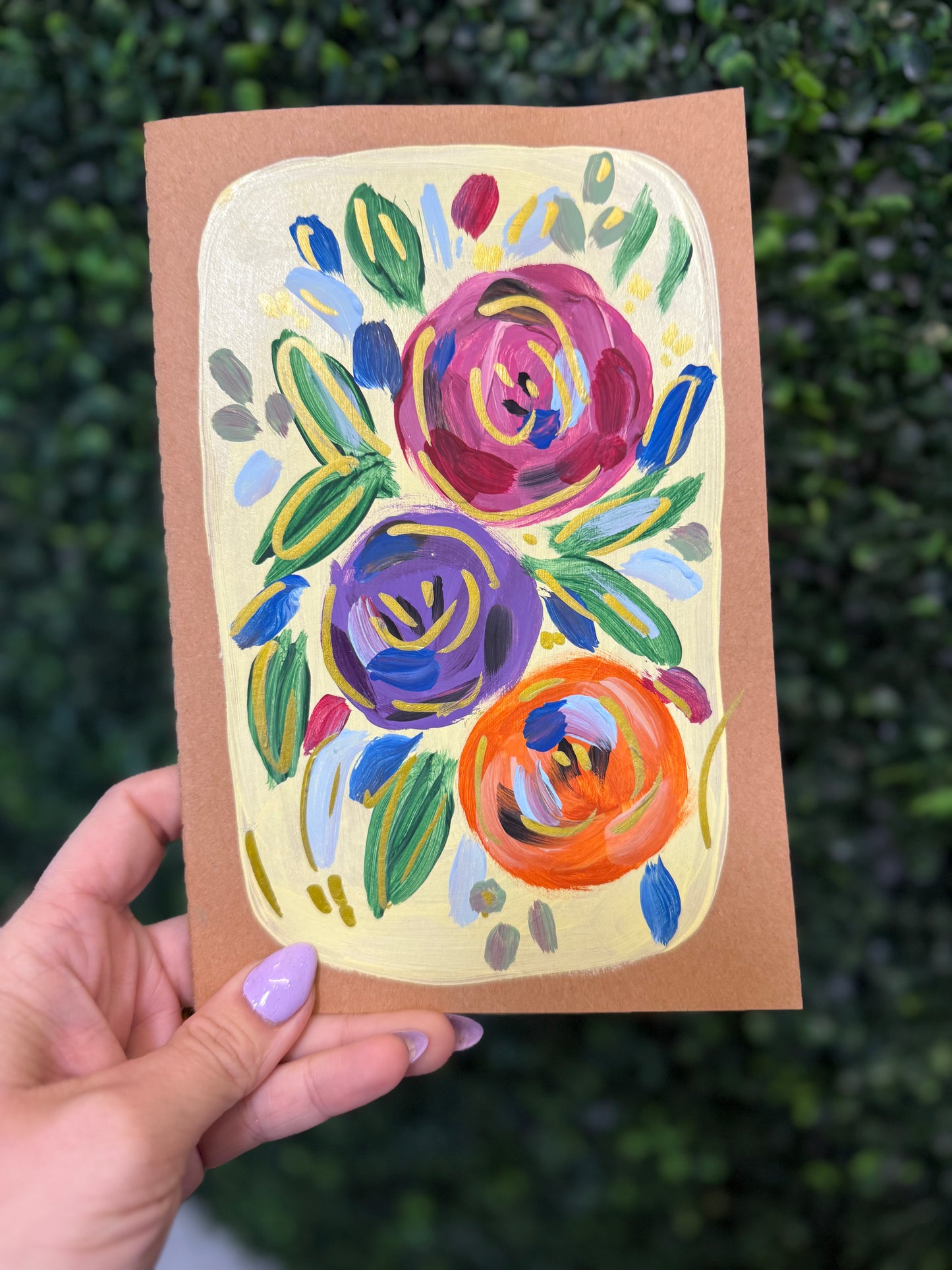 Handpainted Journal- 5185
