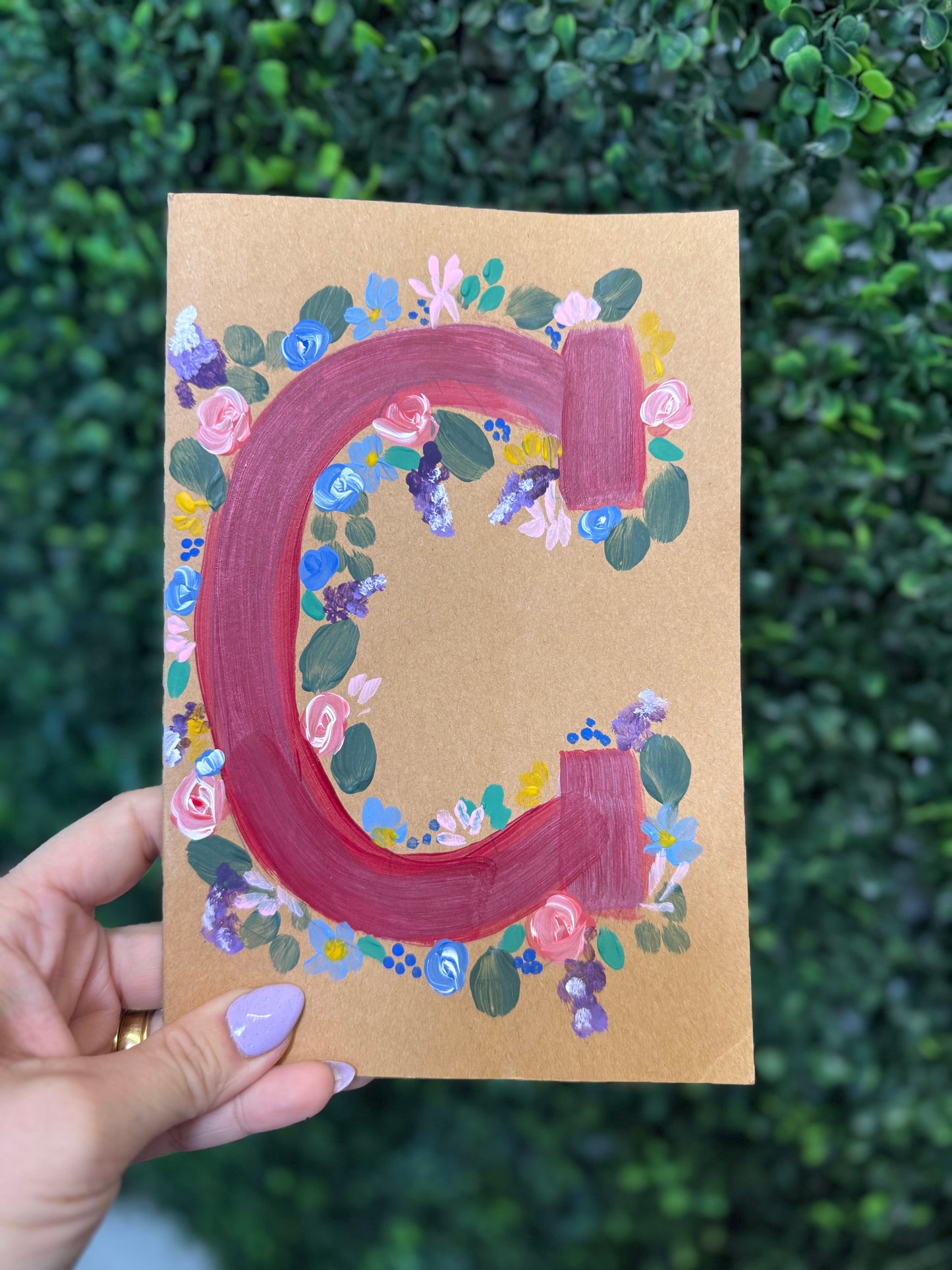 Handpainted Journal- 5186