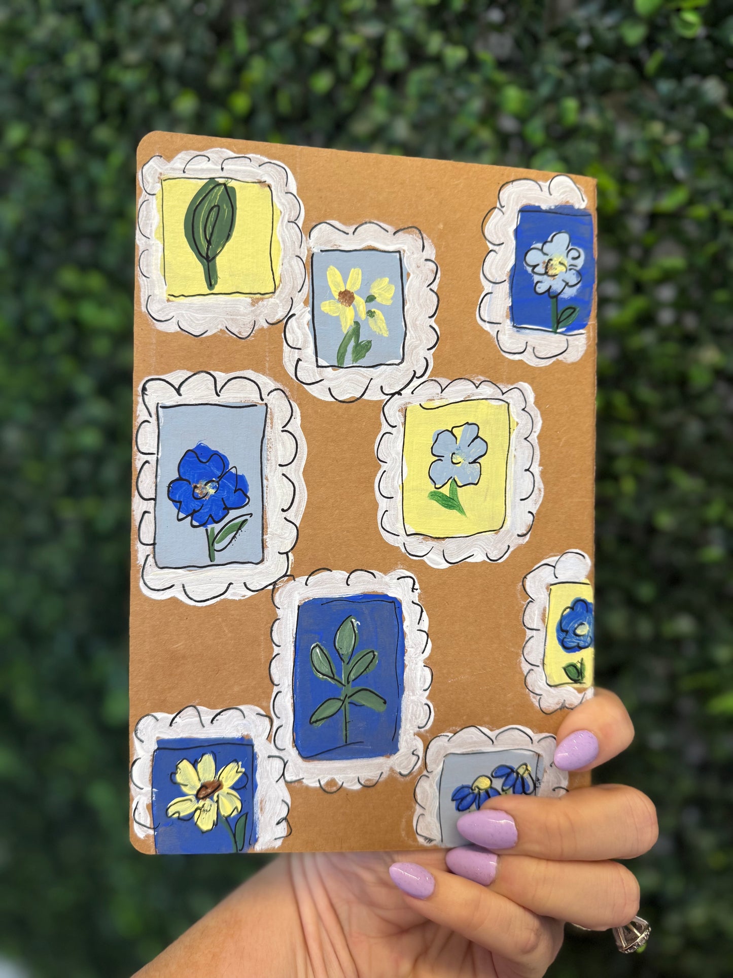 Handpainted Journal- 5195