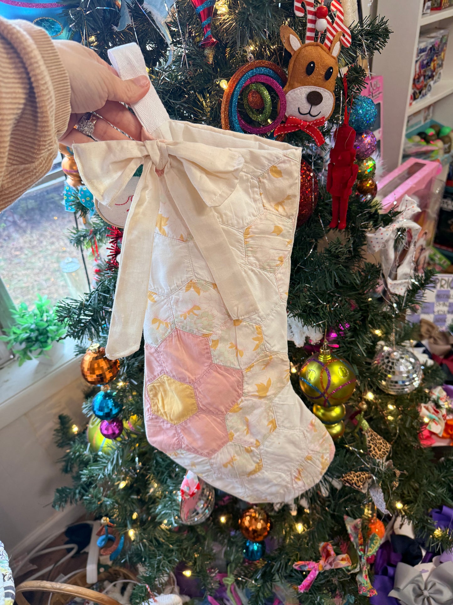 Vintage Quilt Stocking 46