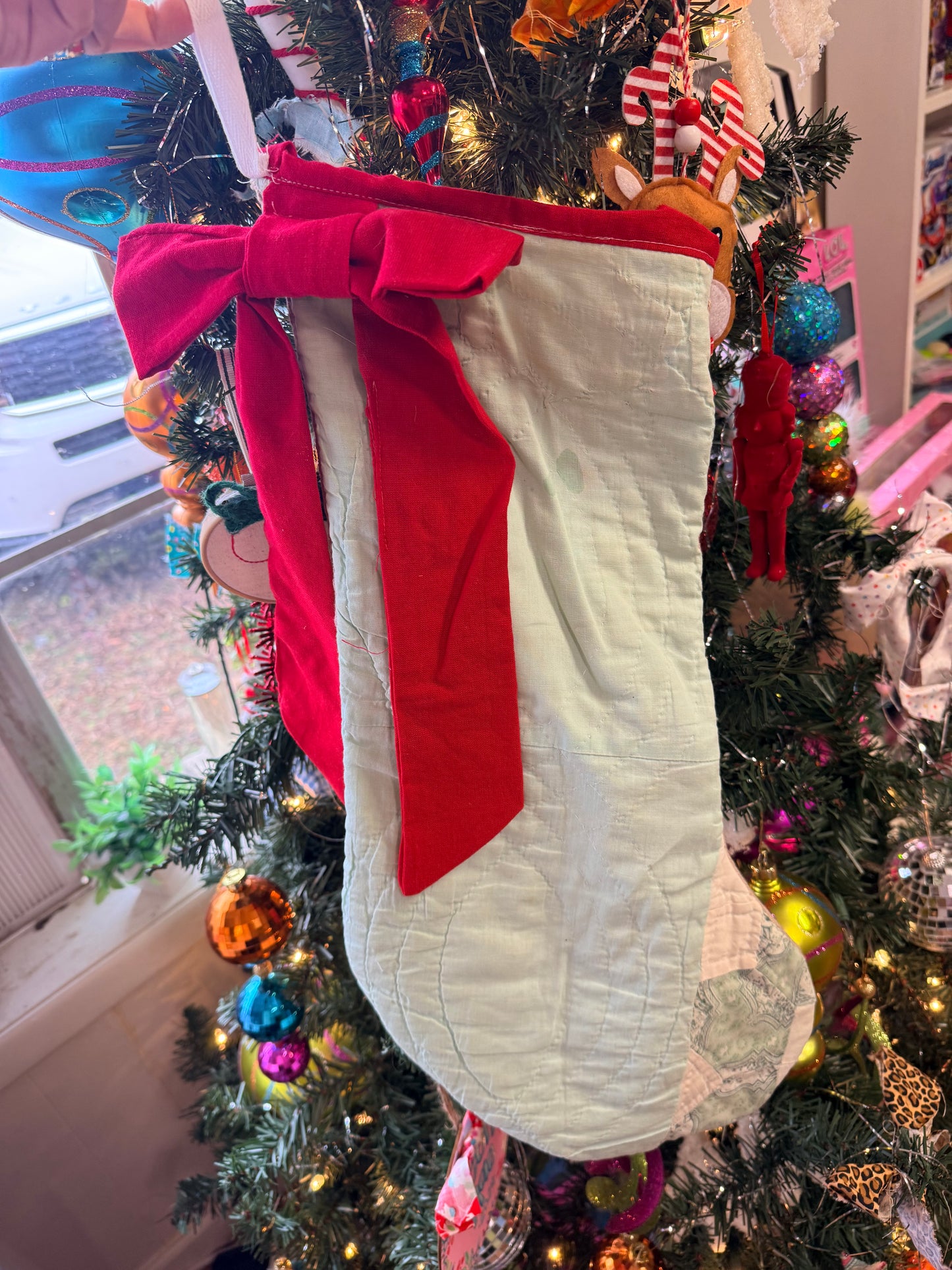 Vintage Quilt Stocking 47