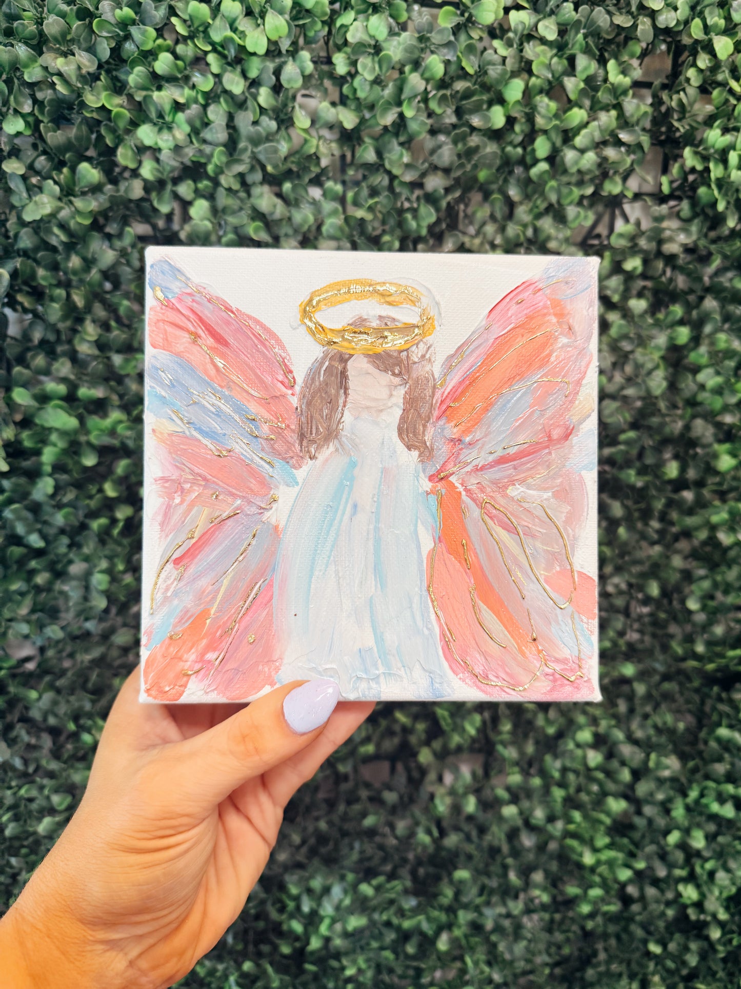 Pastel Angel Gold Accent 6x6