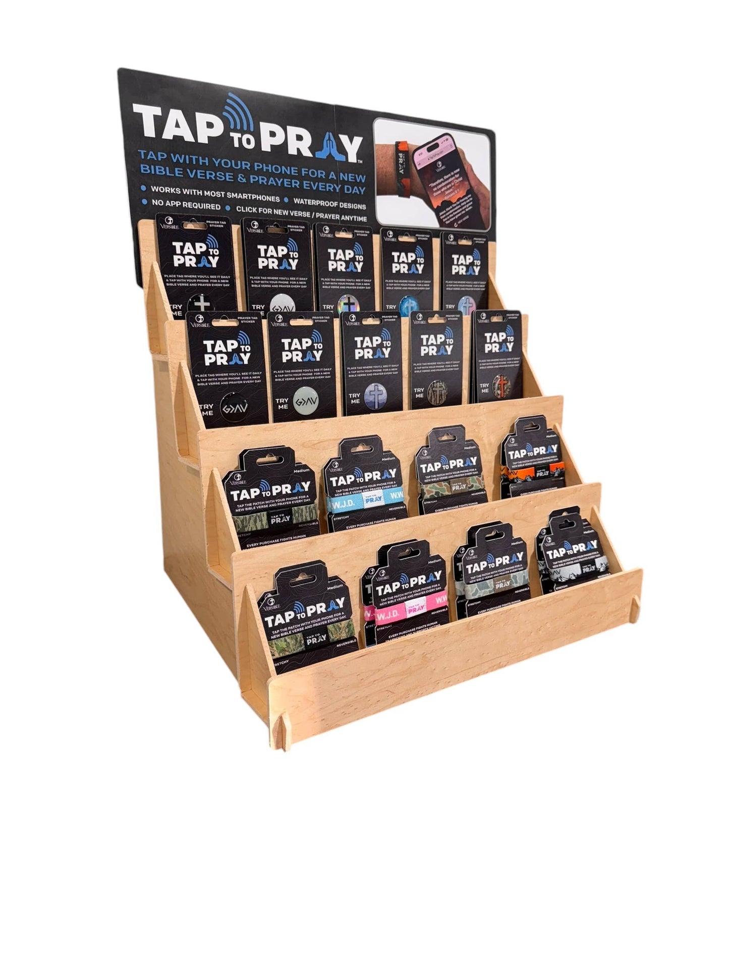 Tap To Pray™ - Prayer Tag Keychains