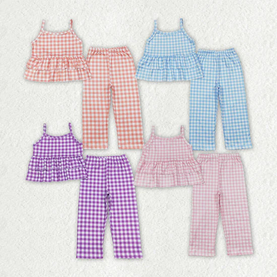 Checkered Pant Set Collection