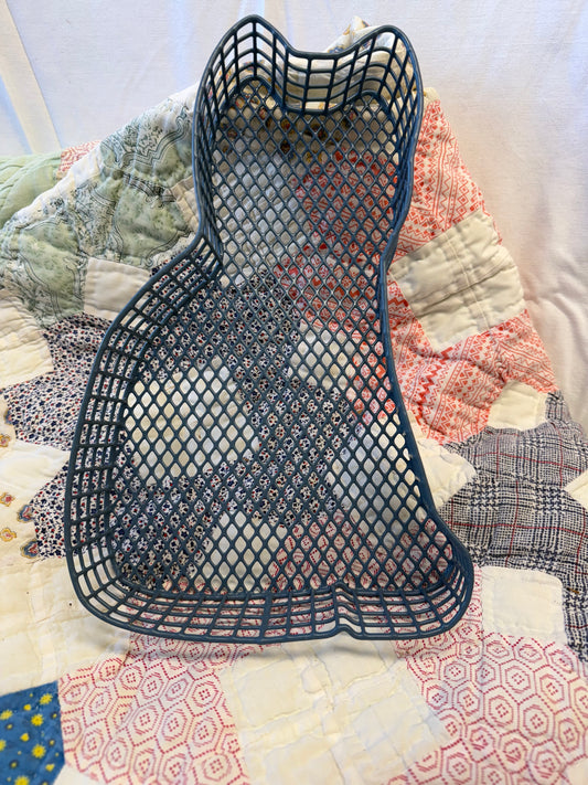 Vintage Blue Cat Basket/Tray