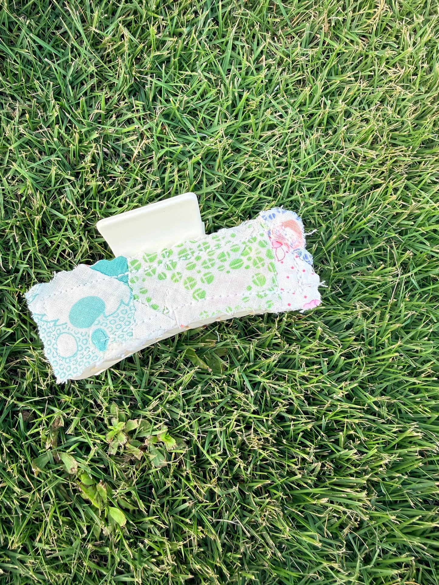 Vintage Quilt Claw Clip 3.5in 41