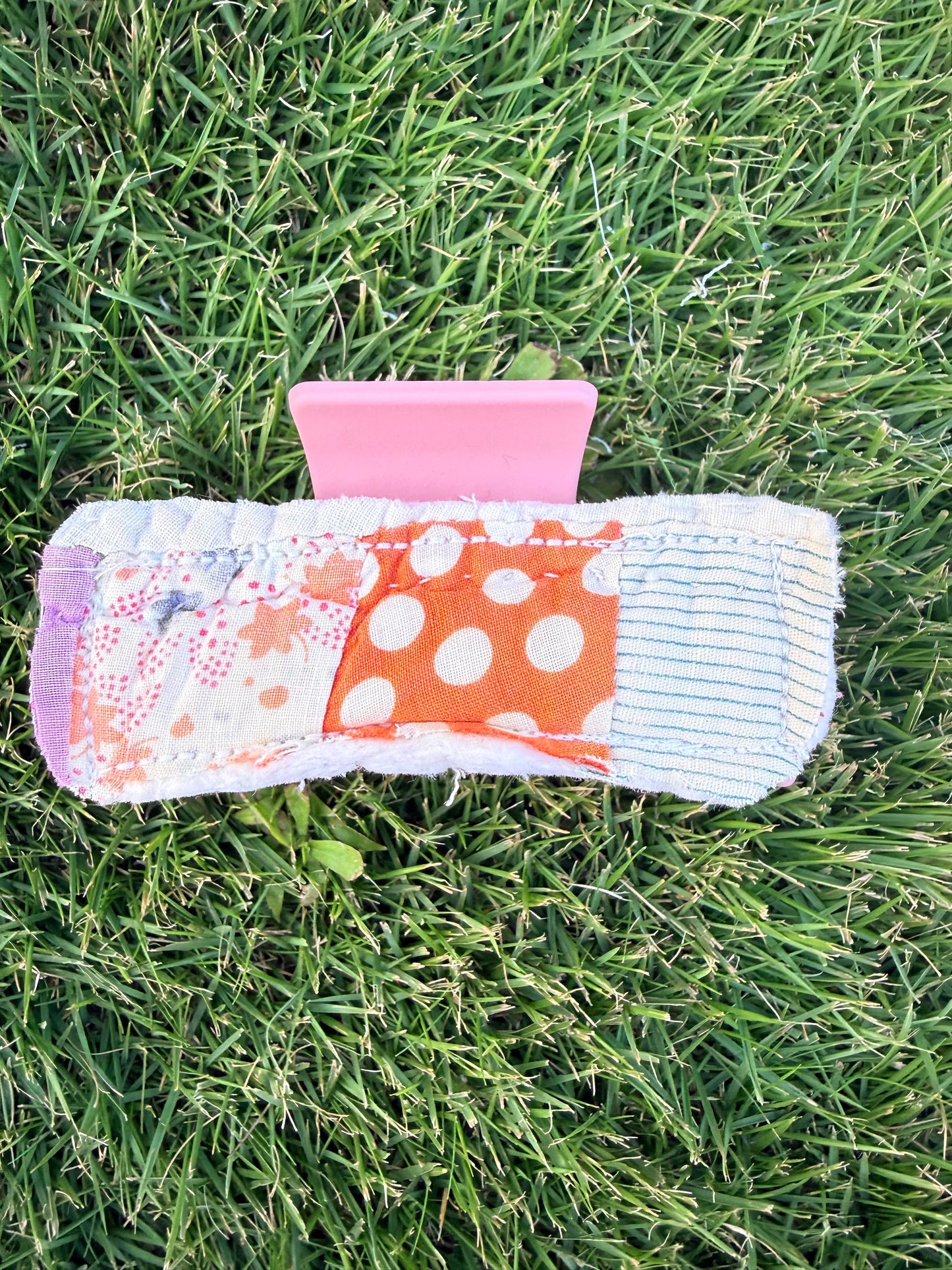Vintage Quilt Claw Clip 3.5in 37