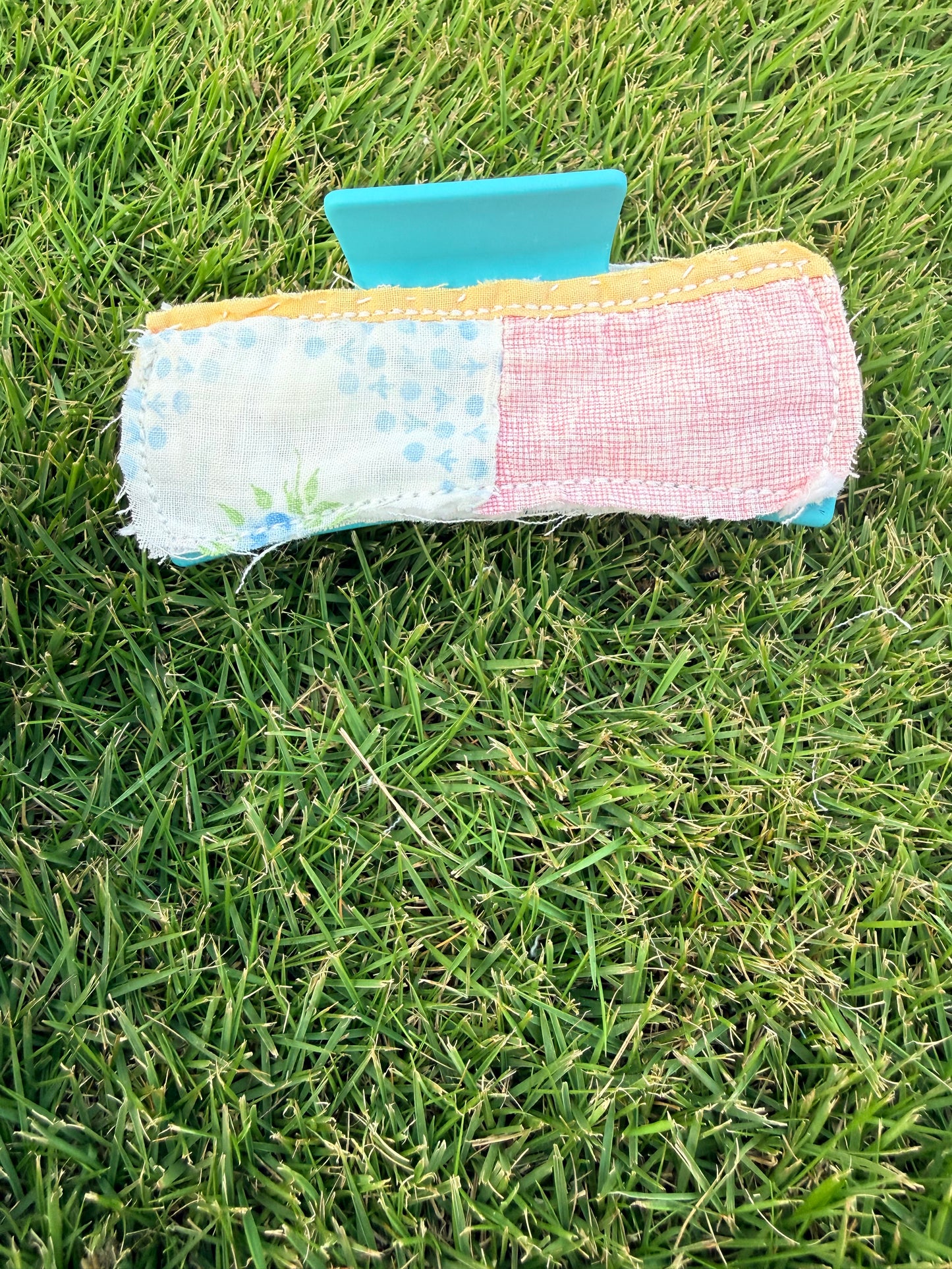 Vintage Quilt Claw Clip 4.3in 21