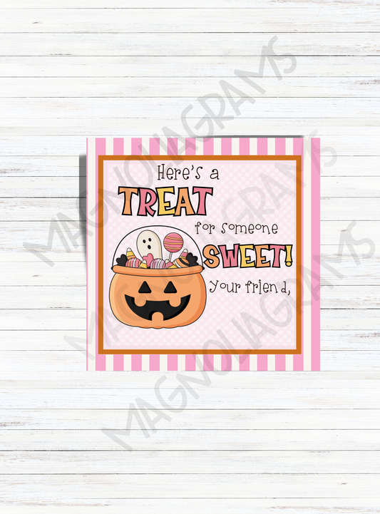 TREAT SWEET GOODY BAG TAG