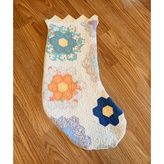 Vintage Quilt Stocking 99