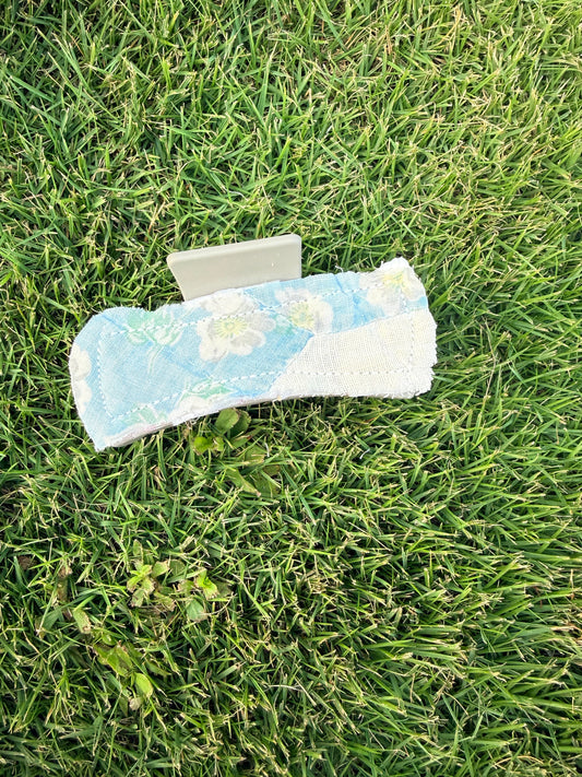 Vintage Quilt Claw Clip 3.5in 57