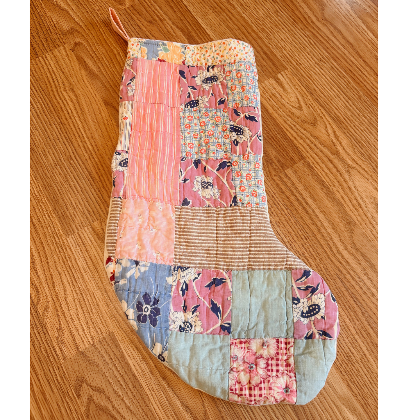 Vintage Quilt Stocking 102