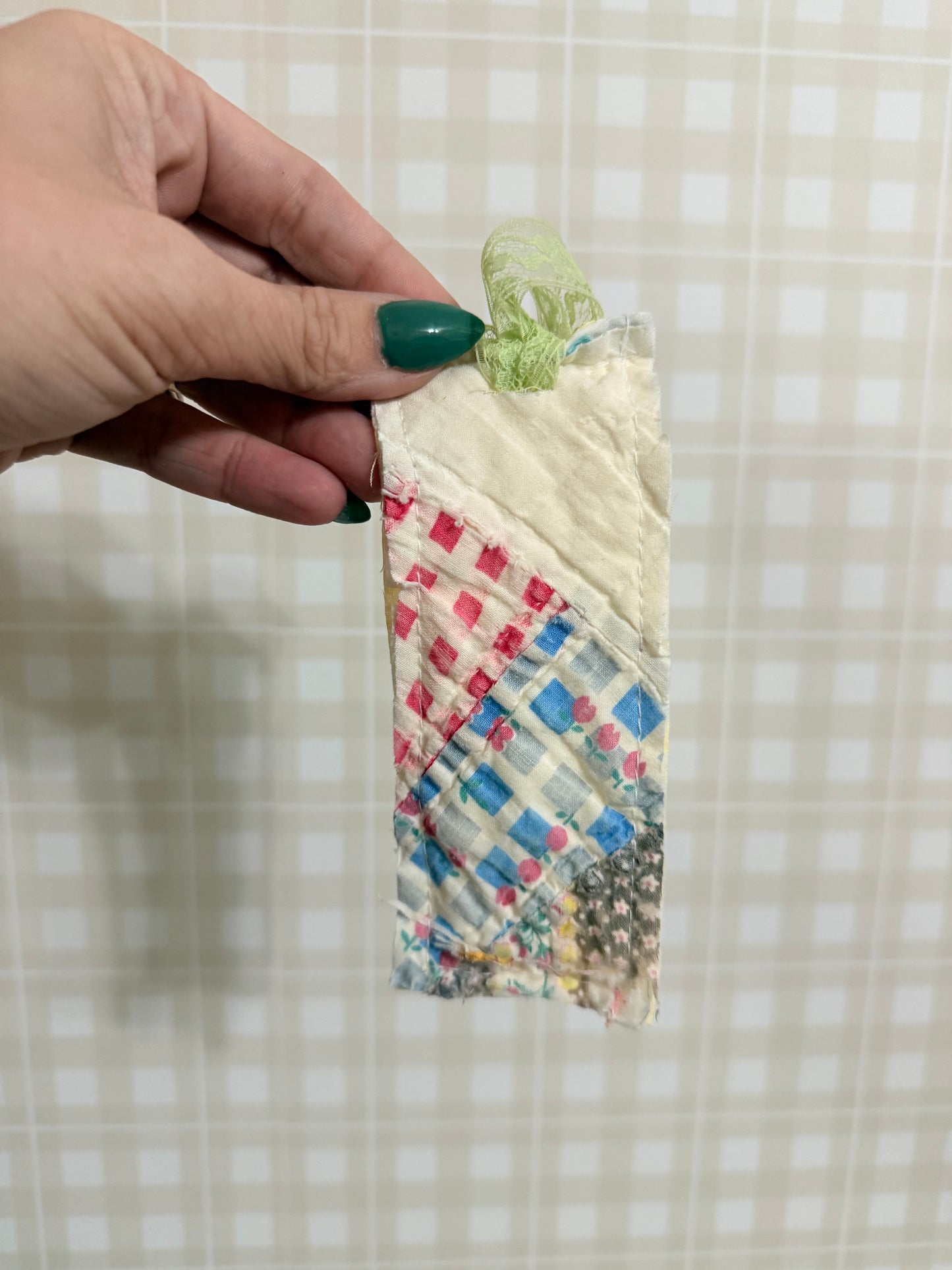 Vintage Quilt Bookmark
