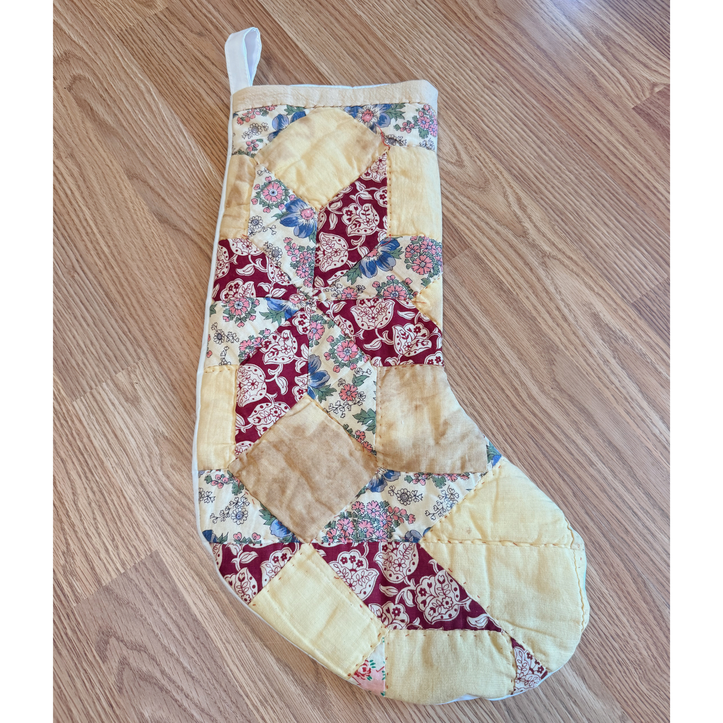 Vintage Quilt Stocking 107