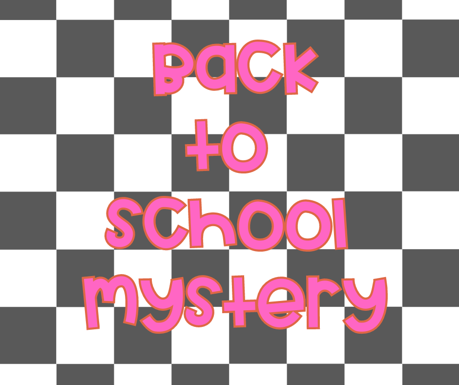 Back to School Mystery Applique