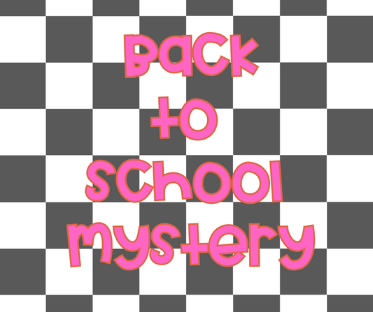 Back to School Mystery Applique