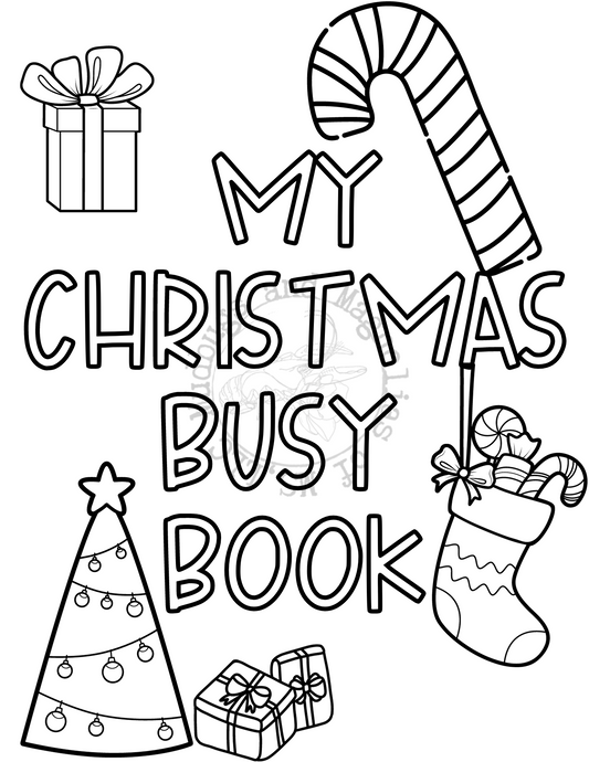 Christmas Busybook- Instant Download